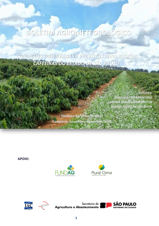 Boletim Agrometeorológico nº 58